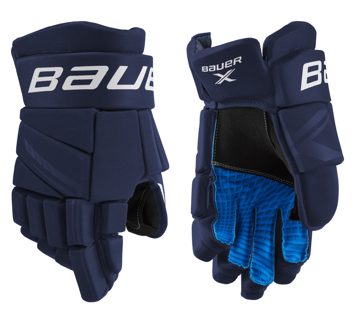 Bauer X Intermediate Hockey Gloves 1 Bauer X Intermediate Hockey Gloves