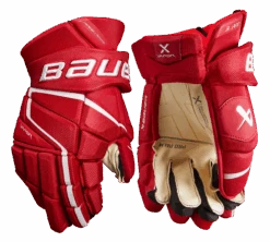 Bauer Vapor 3X Pro Senior Hockey Gloves 9 Bauer Vapor 3X Pro Senior Hockey Gloves -Bauer 3XPRO SR FRONT RED2