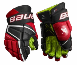 Bauer Vapor 3X Junior Hockey Gloves 12 Bauer Vapor 3X Junior Hockey Gloves -Bauer 3X JR FRONT BKR2