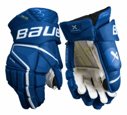 Bauer Vapor Hyperlite Intermediate Hockey Gloves 16 Bauer Vapor Hyperlite Intermediate Hockey Gloves -Bauer HYPERLITE SR FRONT BLU2 1 9e048e57 e559 474a a071 d6cdefdeb727